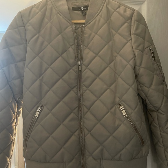 7 for all mankind bomber jacket - Picture 6 of 10